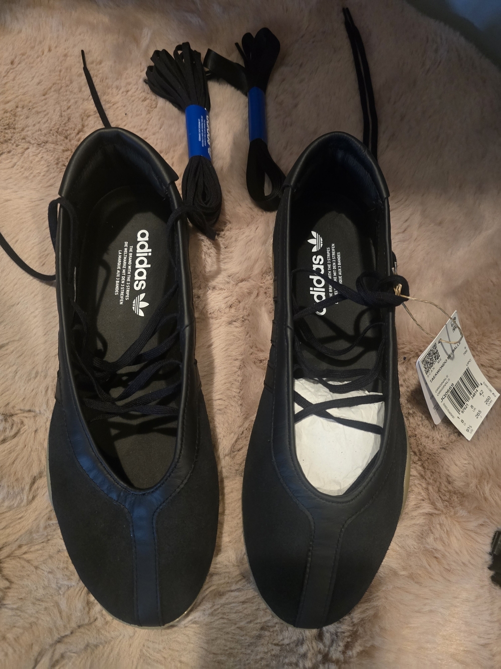 Adidas Women’s Black Ballet-Inspired Sneakers